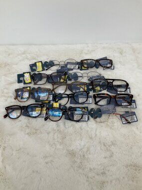 Universal Thread 16 pairs Blue Light Filtering Reading Glasses 1.00 to 2.00